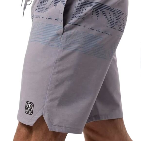 *NWOT Men’s Travis Mathew Treeline Boardshorts Heather Sleet – Sz 42 - Picture 4 of 9